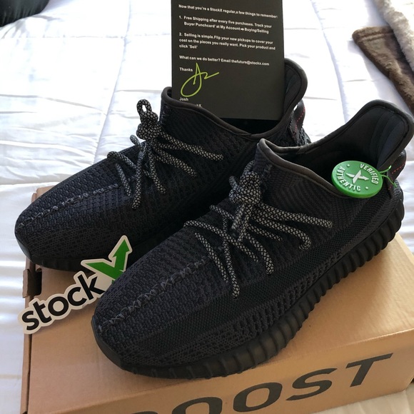 Yeezy 350 Boost “Static Black” - Picture 2 of 7